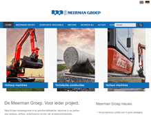 Tablet Screenshot of meerman.nl